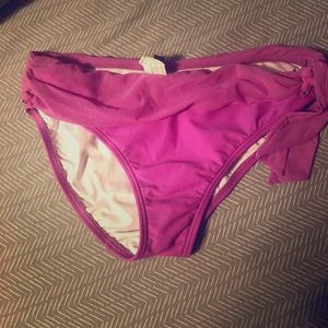 Pink bikini bottoms